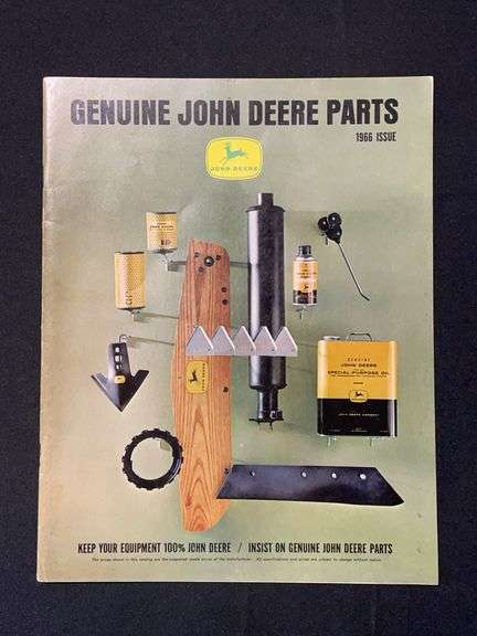 1966 John Deere Genuine Parts Catalog image