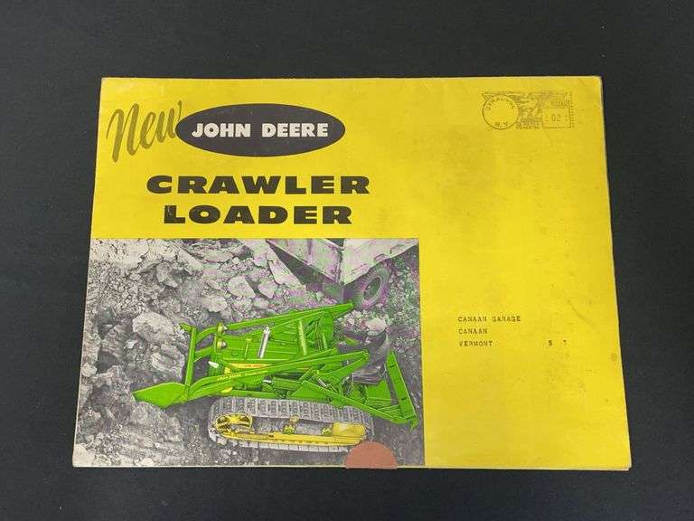 1956 John Deere Crawler Loader Sales Literature image