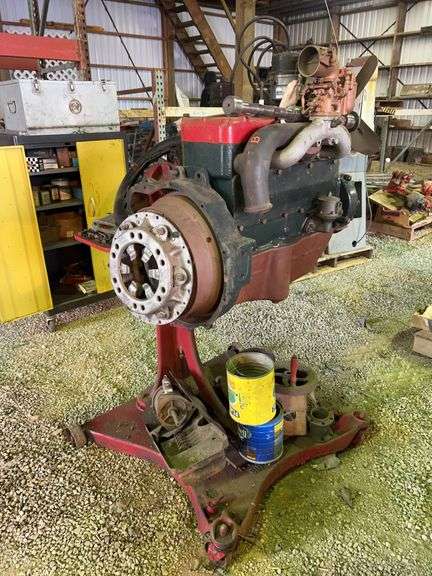 Engine Stand with Winfield Engine image