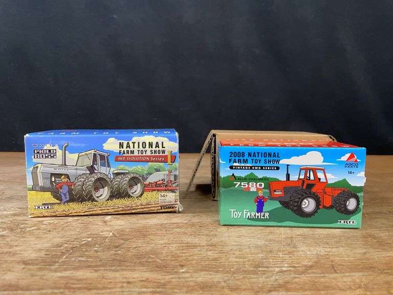 (2) 1/64 White 4-210 + AC 7580 NFTS NIB Ertl image