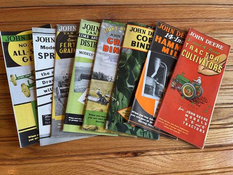 (8) John Deere Sales Literature image
