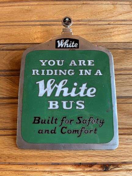 White Bus Badge image