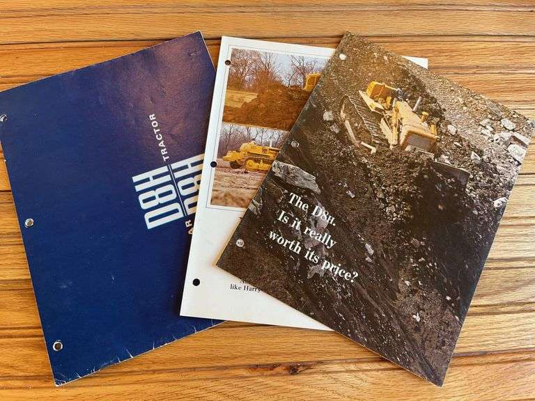 (3) Caterpillar D8 Crawler Sales Literature image