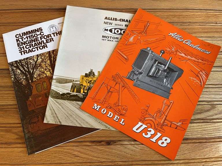 (3) Allis Chalmers + Fiat-Allis Sales Literature image