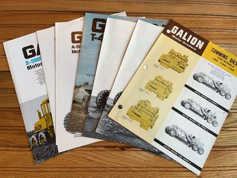 (8) Galion Motor Grader Sales Literature image