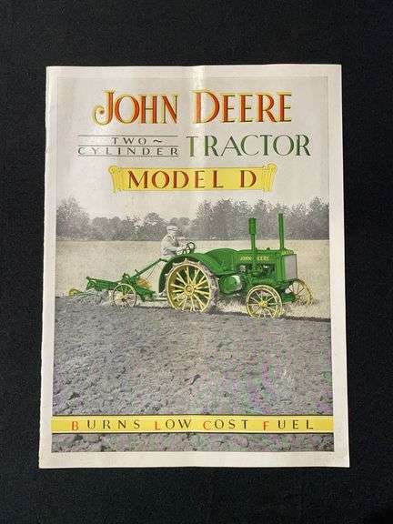 John Deere D Tractor Sales Literature image