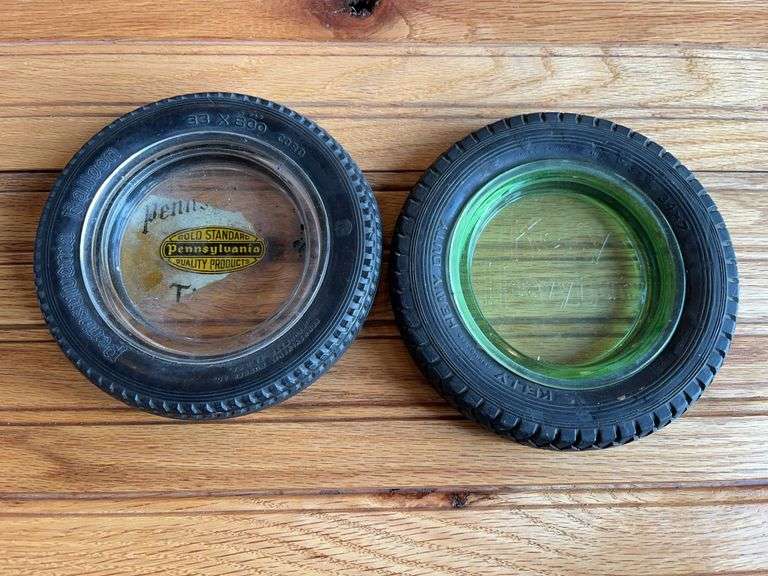 (2) Pennsylvania + Kelly Tire Ashtrays image