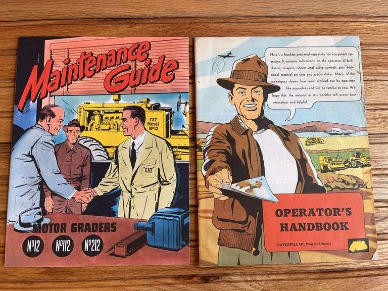 (2) Caterpillar Maintenance Guide + Operator's Handbook image