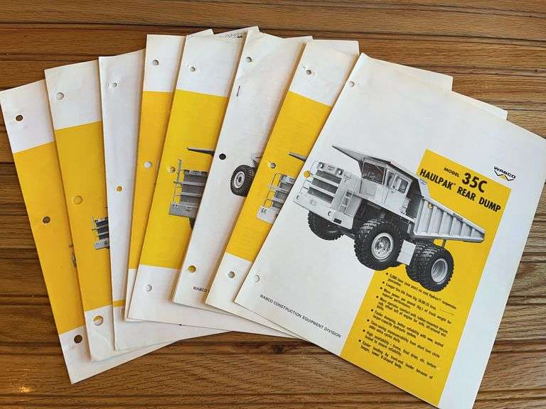 (8) Wabco Dump Truck Sales Literature image
