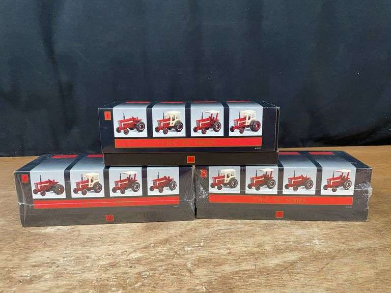 (3) IH 66 Series Tractor Sets NIB Ertl image