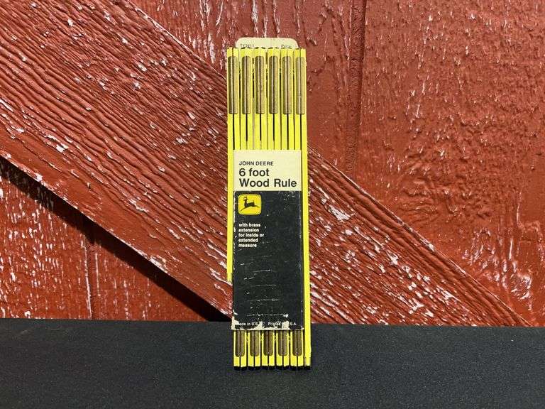 John Deere 6ft Folding Wood Rule image