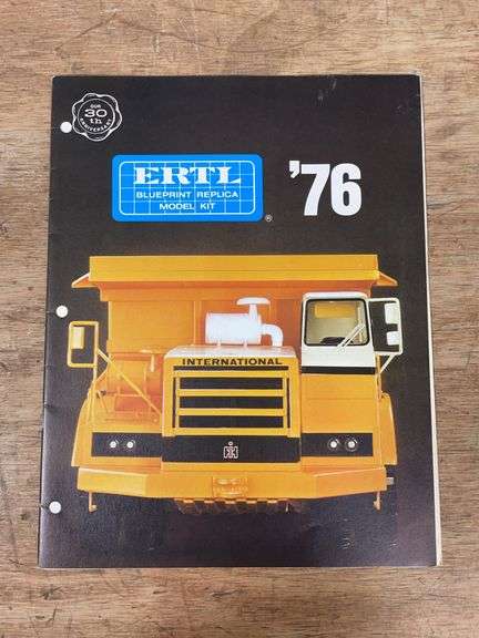 1976 Ertl Blueprint Replica Model Kits Catalog image