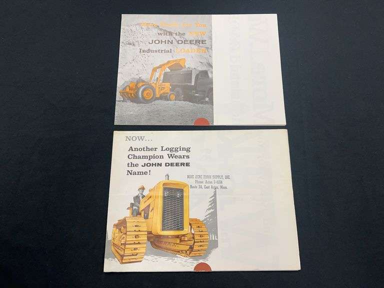 (2) John Deere Industrial Sales Literature image