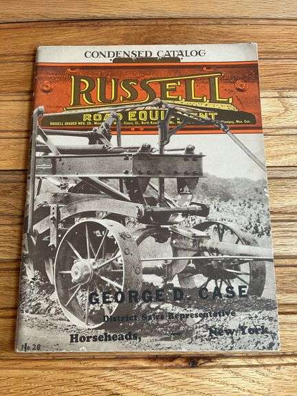Russell Grader Mfg. Co. Condensed Catalog No. 26 image