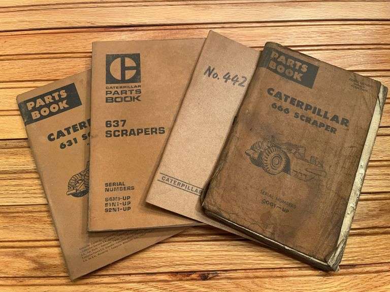 (4) Caterpillar Scraper Manuals image