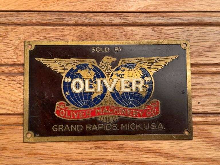 Oliver Machinery Co. Tag image