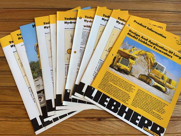 (10) Liebherr Excavator Sales Literature image