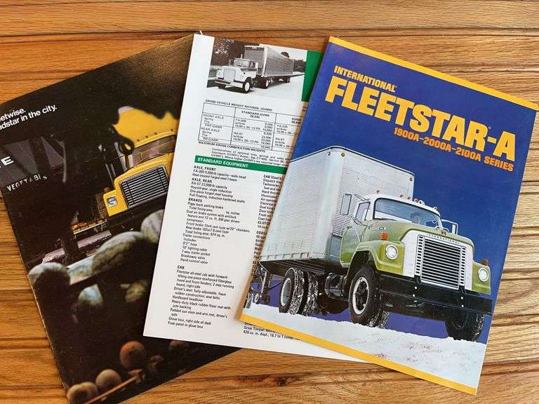 (4) International Truck Sales Literature image