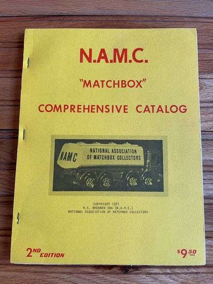 1971 N.A.M.C. Matchbox Comprehensive Catalog image