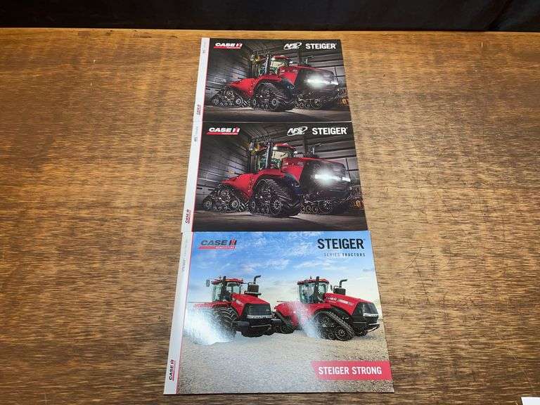 (3) Case-IH 4wd Tractor Sales Literature image