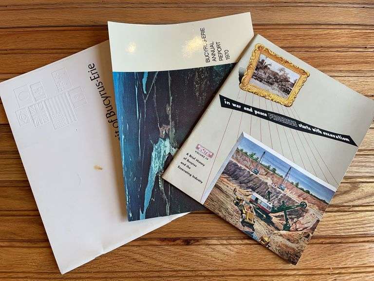 (3) Bucyrus-Erie Literature image