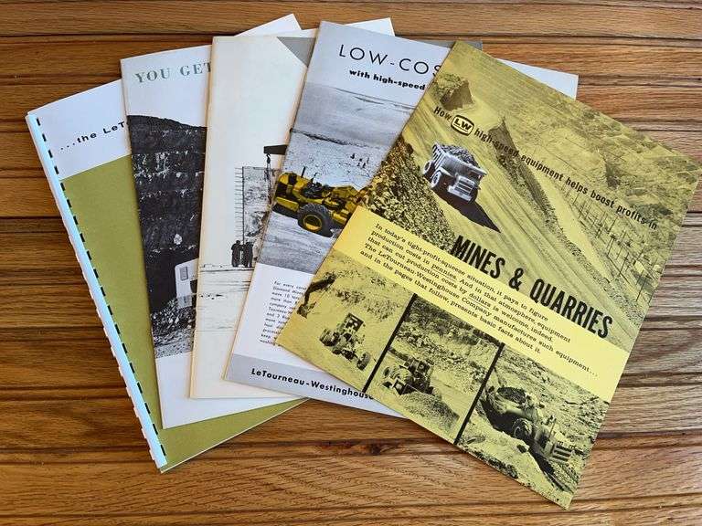 (5) Le Tourneau Westinghouse Sales Literature image