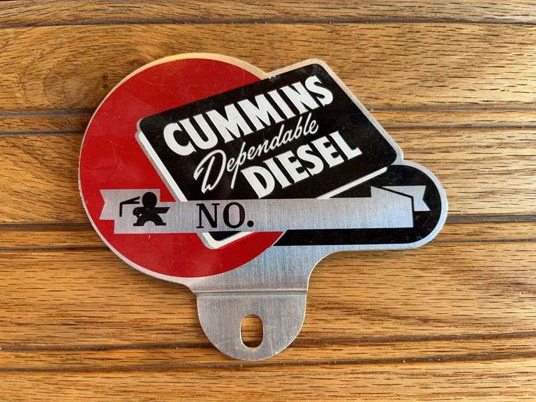 Cummins Diesel License Plate Topper image