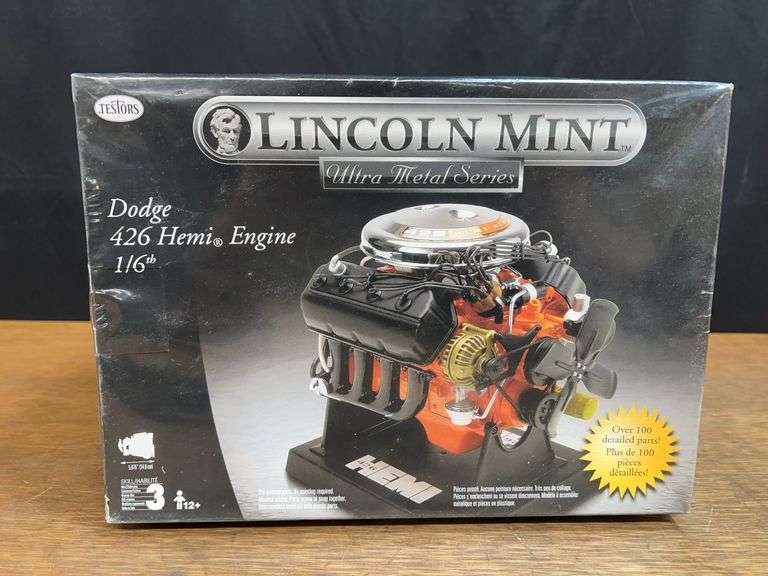 1/6 Dodge 426 Hemi Engine NIB Testors image