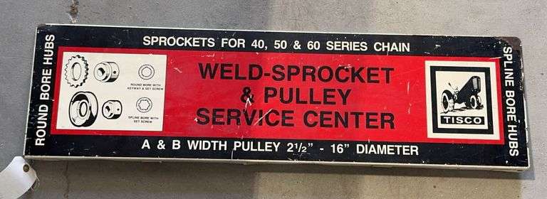 TISCO Sprocket SS Steel Sign image