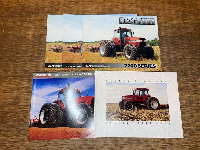 (5) Case-IH Tractor Sales Literature image