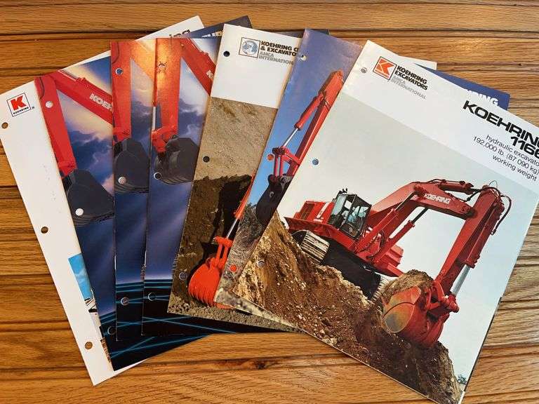(8) Koehring Excavators Sales Literature image