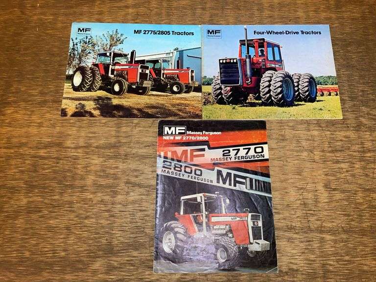 (3) MF Tractor Sales Literature image
