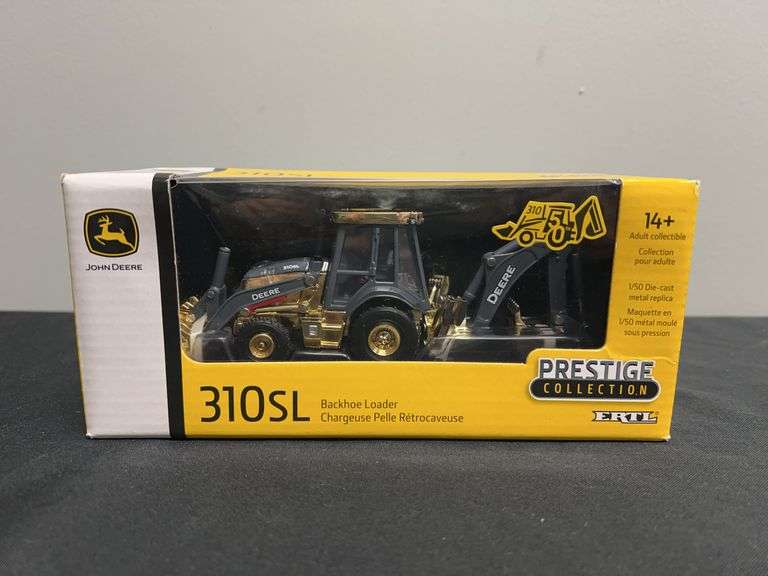 1/50 John Deere 310SL Backhoe Gold Prestige NIB Ertl image