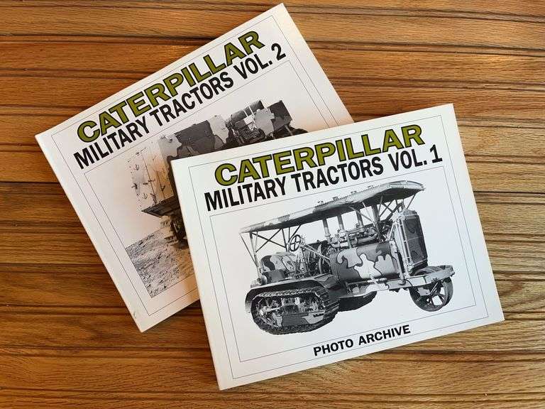 (2) Caterpillar Military Tractors Photo Archive Books image