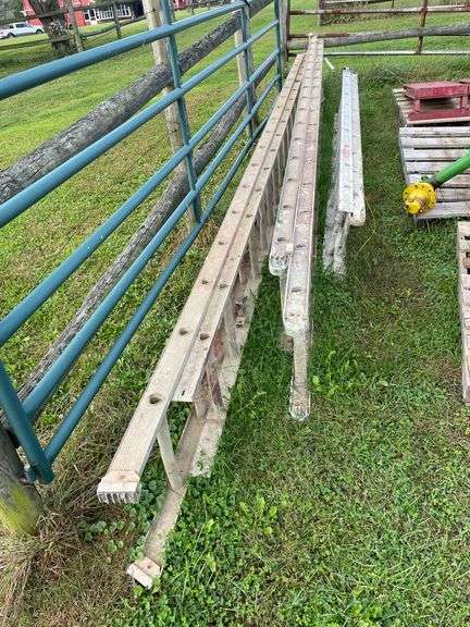 (3) Aluminum Extension Ladders image