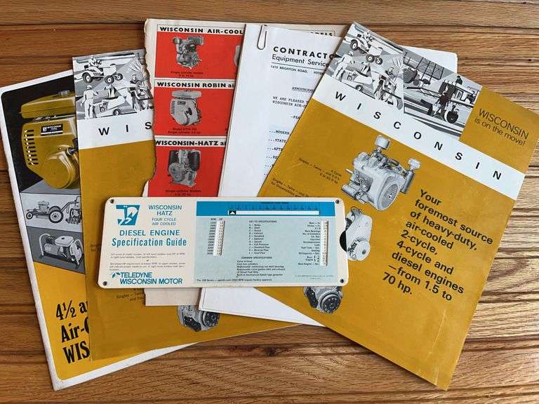 (7) Wisconsin Engine Literature image