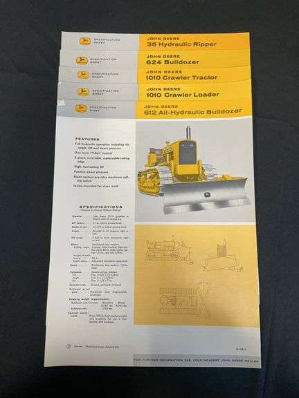 (5) John Deere Industrial Spec Sheets image