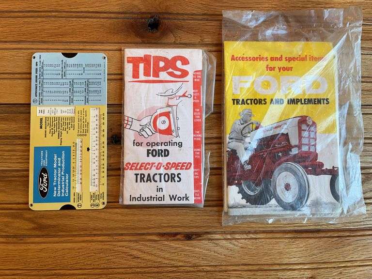 (3) Ford Tractor Literature image