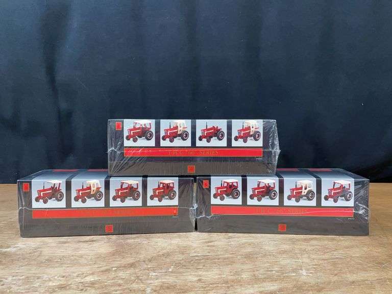(3) IH 66 Series Tractor Sets NIB Ertl image