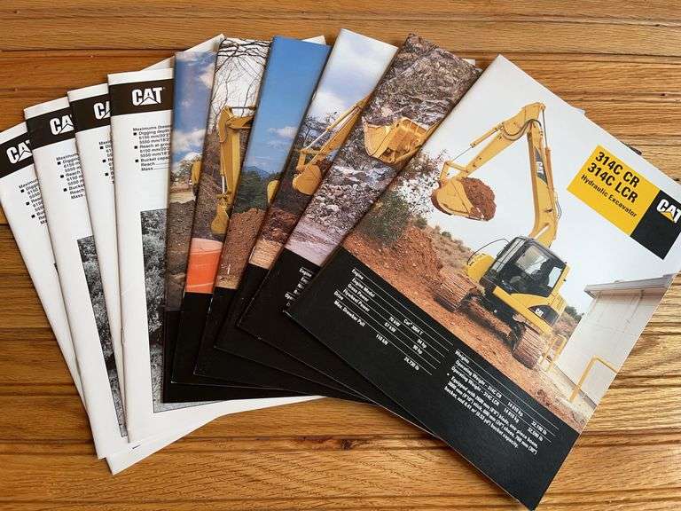 (10) Caterpillar Excavator Sales Literature image