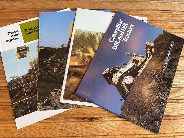 (4) Caterpillar Crawler Sales Literature image