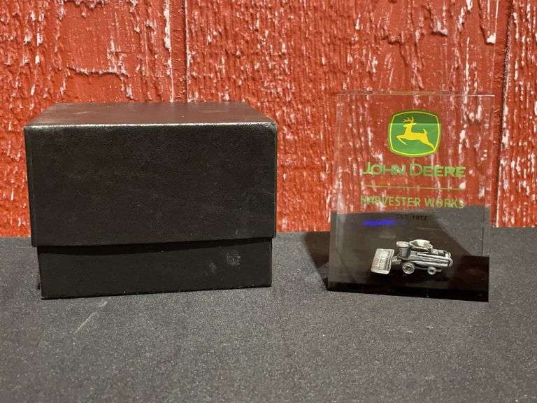 John Deere Harvester Works Paperweight image