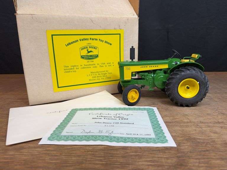 1/16 John Deere 730 1992 Lebanon Valley NIB Engle image