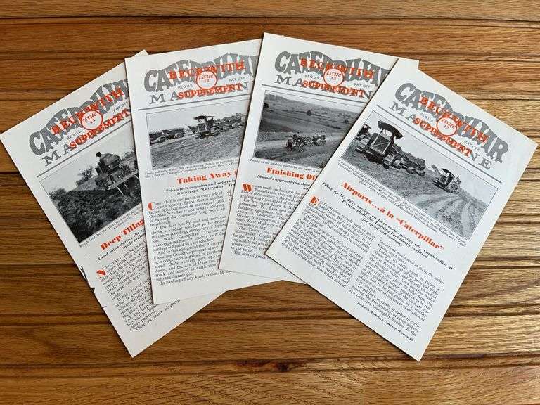 (4) Caterpillar Magazine Beckwith Supplements image