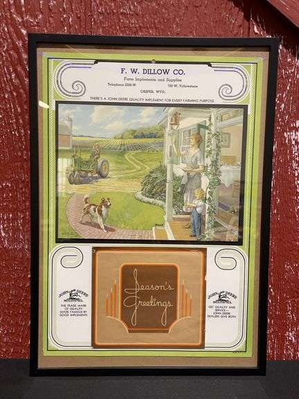 1938 John Deere Calendar Framed image