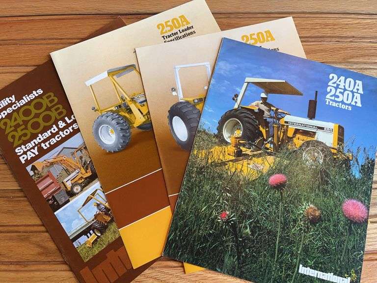 (4) International Industrial Tractor Sales Literature image