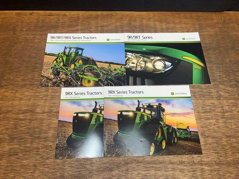 (4) John Deere 4wd Tractor Sales Literature image