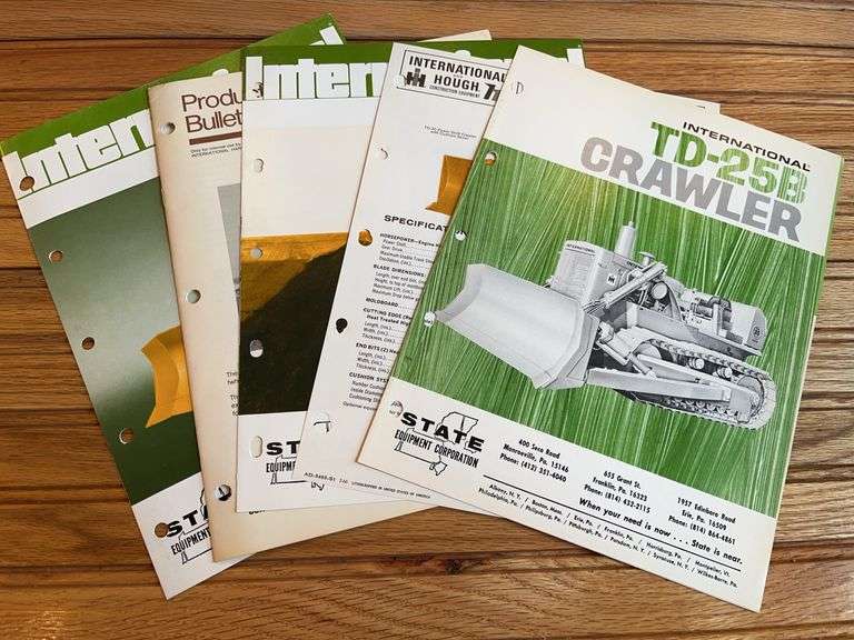 (5) International Crawler Sales Literature image