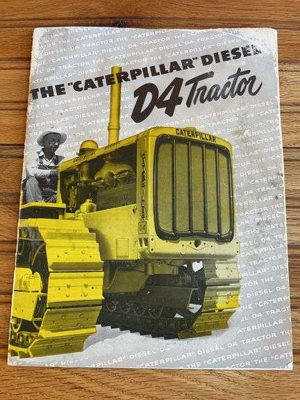 Caterpillar D4 Crawler Sales Literature image