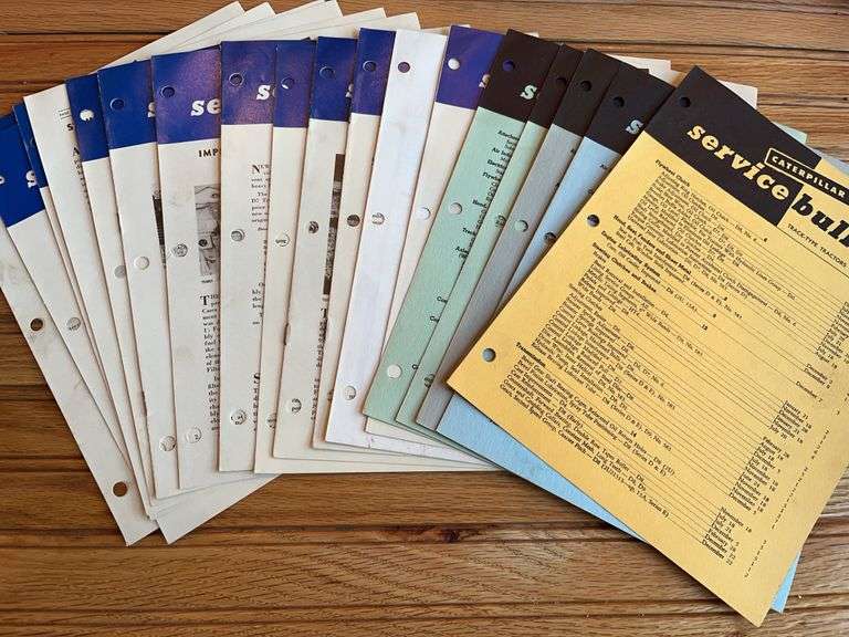 (21) Caterpillar Service Bulletins image